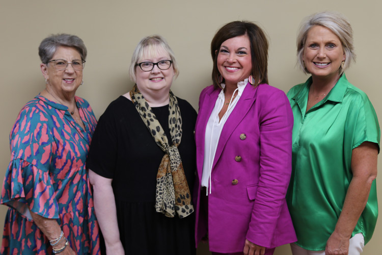 Chancery Clerk’s office – L to R is Wonda Cromeans, Pam Dines, Michelle Clouse, and Melissa Loden