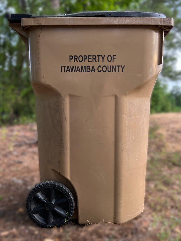 Itawamba County Solid Waste - county garbage cans cart